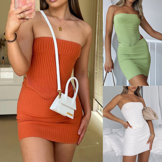 Conjunto de Dos Piezas para Mujer – Estilo Sexy de Verano