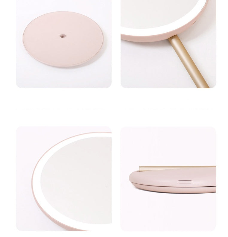 Espejo de Maquillaje Plegable con Iluminación LED