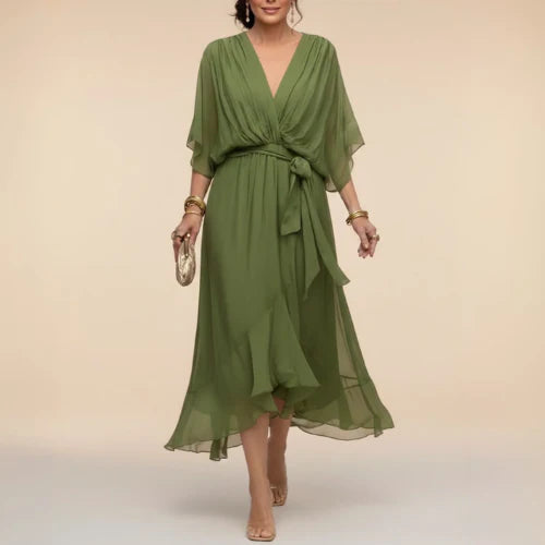 LETICIA | Vestido Elegante con escote