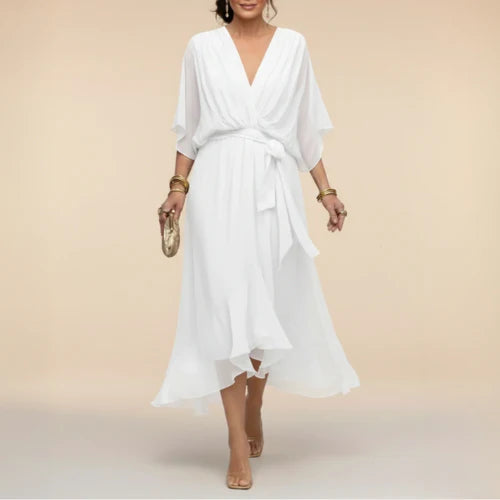 LETICIA | Vestido Elegante con escote