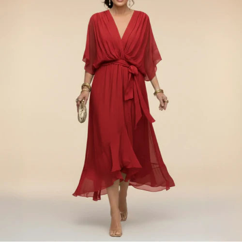 LETICIA | Vestido Elegante con escote