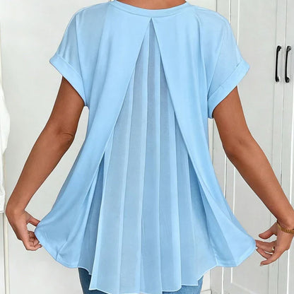 NEREA | Blusa de vuelo con detalle en la espalda