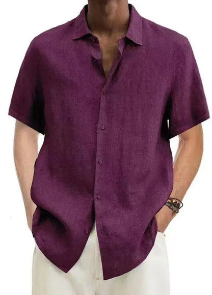 CASPIAN | Blusa de lino Hombre
