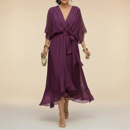 LETICIA | Vestido Elegante con escote