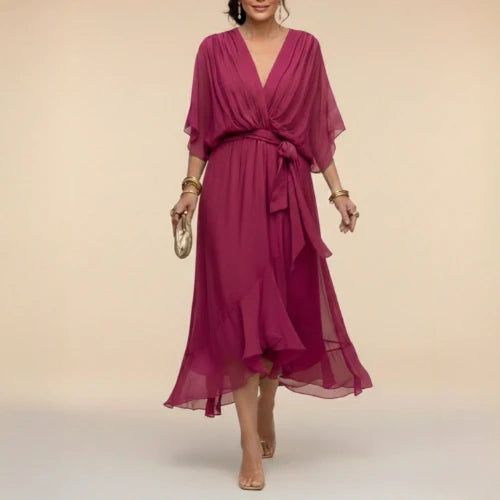 LETICIA | Vestido Elegante con escote